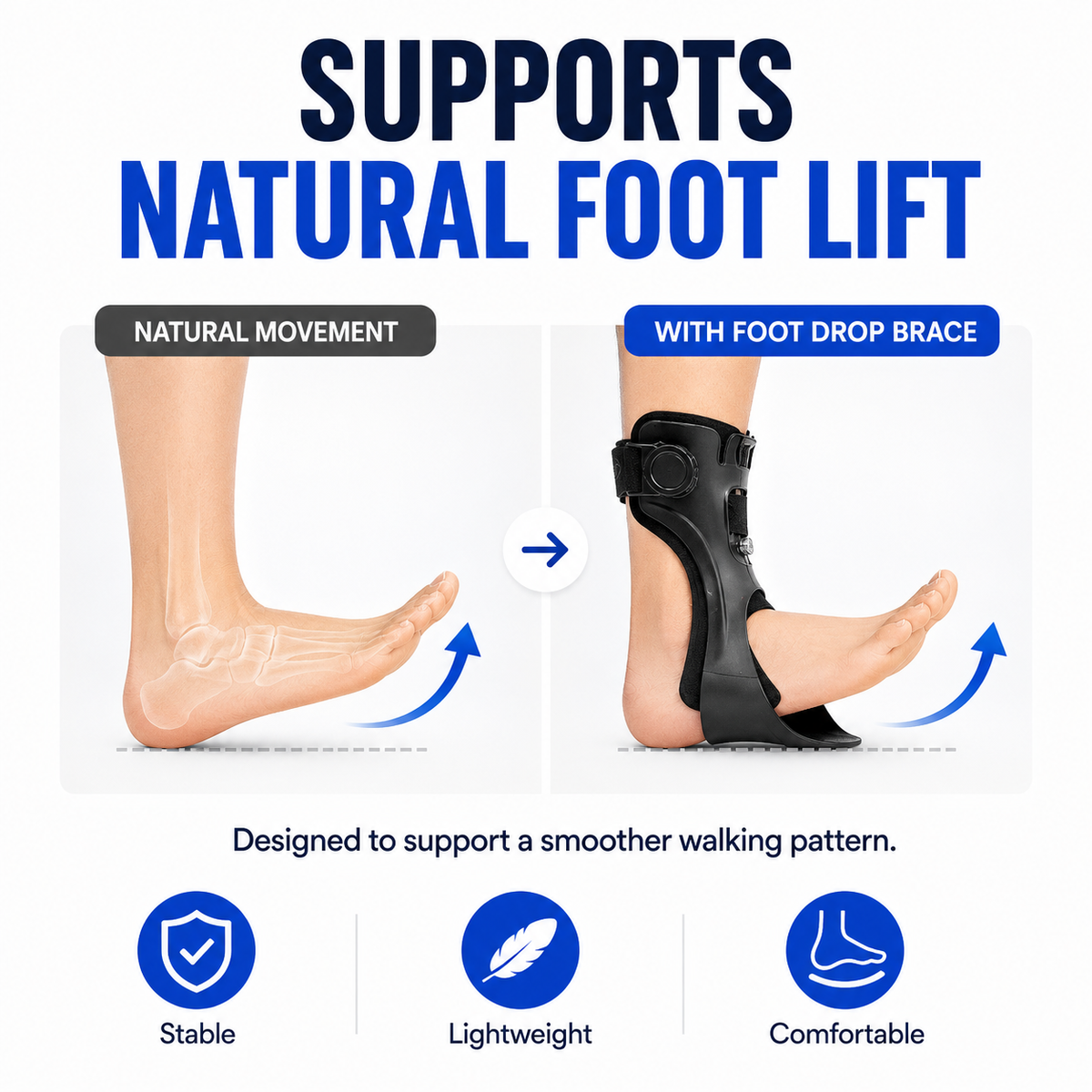 LENOAZ™ Foot Drop Brace – Walk with Confidence Again
